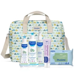 BOLSA DE PASEO MUSTELA ARCO IRIS CON 5 PRODUCTOS