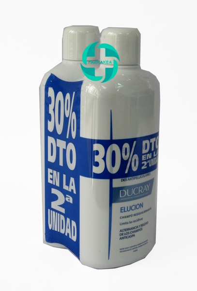 CHAMPU DUCRAY DUPLO ELUTION CABELLOS SENSIBLES 2X400ML