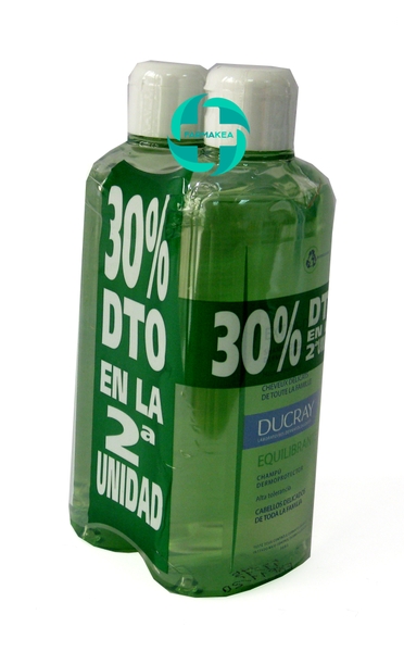 CHAMPU DUCRAY EQUILIBRANTE USO FRECUENTE DUPLO 2X400ML