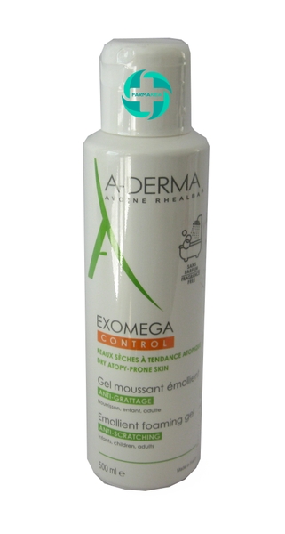 A-DERMA EXOMEGA CONTROL GEL LIMPIADOR 500ML