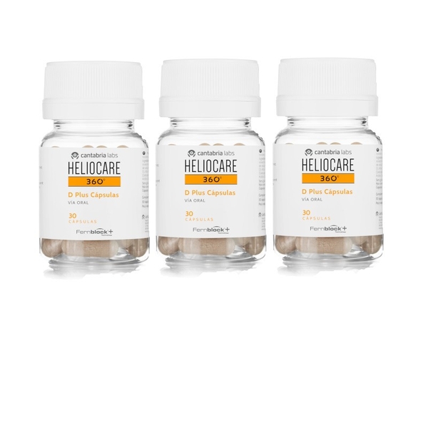 HELIOCARE 360 D PLUS PACK TRIPLO 3X30 CAPSULAS